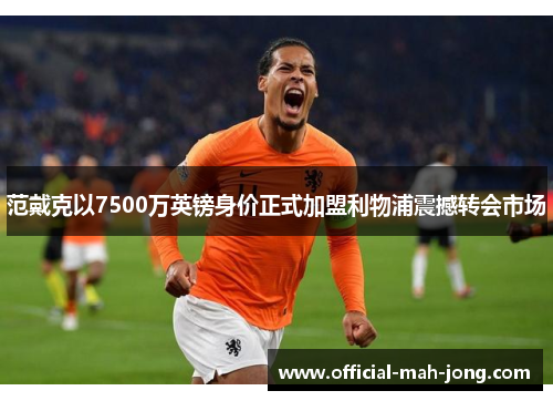范戴克以7500万英镑身价正式加盟利物浦震撼转会市场